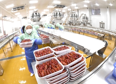 正源创辉 小龙虾游出致富路，农副产品振兴建湖经济